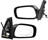 Kool Vue Set of 2 Mirror Compatible with 2003-2008 Toyota Matrix, Fits 2003-2008 Pontiac Vibe Driver