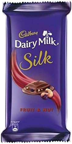 Cadbury Dairy Milk Silk Chocolate Bar, Fruit & Nut, 137 Gm