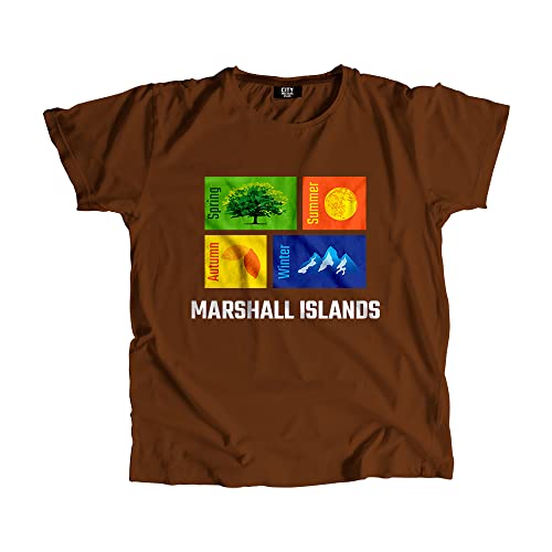 T-shirt Marshall Islands Seasons marron : fini les hauts inconfortables