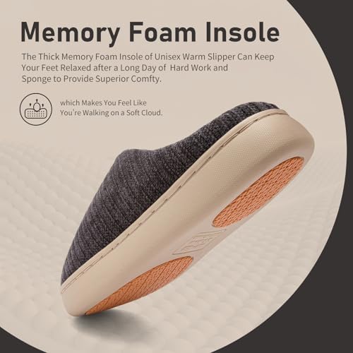 Knit Memory Foam Slippers - Ultra-Soft Comfort