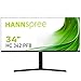 Produktbild Hannspree HC342PFB 86,4 cm (34) UWQHD 300 cd/m² HDMI 2.0 DP 1.2 Stereolautsprecher höhenverstellbar neigbar LED-Backlight Pip PBP VESA, Schwarz