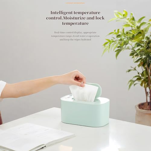 Soothing Wipe Warmer - Silent High Volume Wipes Heater, Warm Wipe Container, Heat Retaining Dispenser with Constant Temperature Control, Care Low Noise, Changing Table Bedside Travel - Image 4