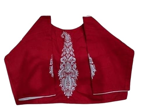Cotton Women's Blouse with Beautiful Embroidery Design | IPIF_blouse49-picture-47