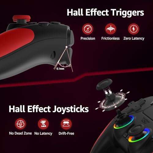 image for Kamylorus Wireless Controller for PS-5, Gaming Controller for PC with 