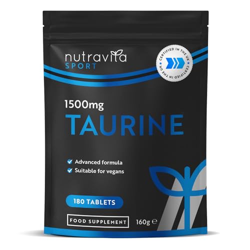 Nutravita Taurine Supplement 1500mg Tablets