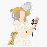 Marie Antoinette Bumper Sticker Vinyl Decal 5'