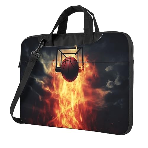 Sacoche ordinateur imprimé basket-ball spacieuse pour le sport et les cours
