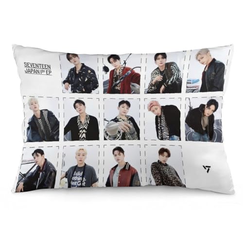 セブンティーン9 抱き枕カバー 長方形 等身大クッションカバー 両面プリント 気持ちいい 安眠 隠しファスナー式 伸縮性 着脱簡単 肌触り良い 柔らかい 四季兼用 ベッド飾り 20"x30"