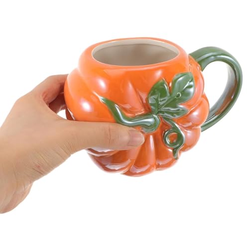 Mug café effrayant en céramique festive pour savourer bière et jus