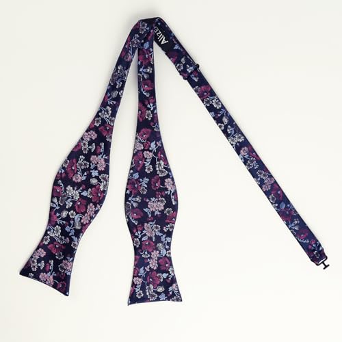 Image of Alizeal Mens 2pcs Floral Bow Tie Set
