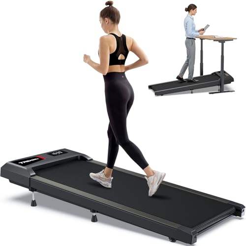 WELLFIT Walking Pad Treadmill with 10% Incline for Home,Office,Apartment,265LB Capacity,2.5HP