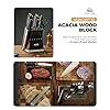OOU 2025 Kitchen Knife Set with Block, 15-Piece German Stainless Steel Knife Blcok Set with Sharpening Rod, Ergonomic Wood Handle,Premium Razor-Sharp Knives Set for Kitchen