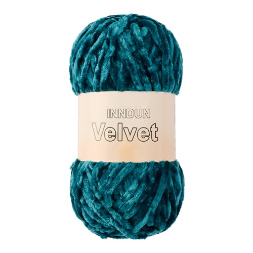 Image of Soft Velvet Chenille Yarn for Crocheting, Super Bulky Yarn for Blankets | Fluffy, plush yarn for crochet and knitting blankets, amigurumi, cushions and handmade gifts for cozy DIY projects.