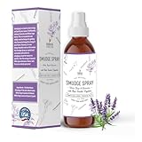 SOUL STICKS White Sage & Lavender Smudge Spray – 3.5oz Smokeless Mist with Quartz Crystals – Calming Essential Oil Spray for Sleep, Stress Relief, Meditation, and Energy Cleansing