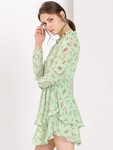 Robe en mousseline de soie avec taille smockée confortable - 4