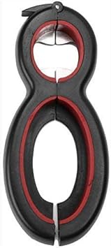 Bottle Opener Jar Opener Multi 6 in 1 Can Opener Kitchen Tools Grippers to Remove Lids