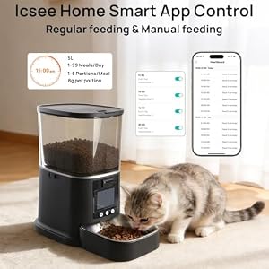 NUANTU Automatic Cat Feeder with Camera Two-Way Video/Autio 5G WiFi, 5L — photo 4 of 6