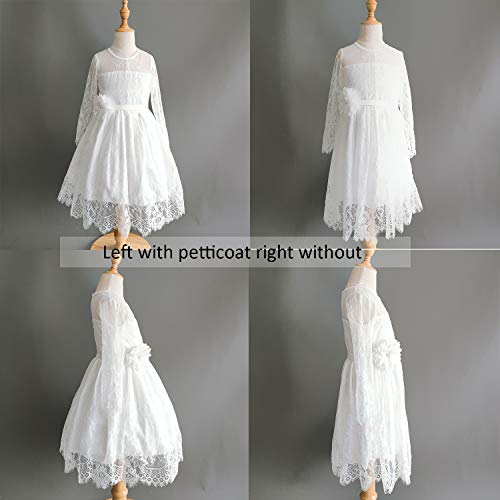 Abaowedding Flower Girls Hoopless Petticoat Crinoline Child's Tutu Underskirt Slips3