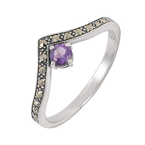 Esse Marcasite Anillo Wishbone Mujer plata - 214R6034-03/AMP Cover