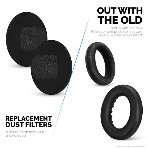 Replacement Earpads para Bose QC Ultra Gen 1 y Gen 2 Auriculares Inalámbricos. Cuero PU de proteína de alta calidad con espuma suave para mayor comodidad y durabilidad - Fácil instalación - Por Brainwavz miniatura 6