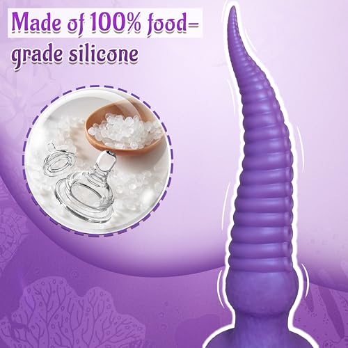 10 Inch Monster Long Tentacle Fantasy Dildo Anal Knot Butt Plug - Image 4