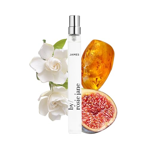 Image of By Rosie Jane Travel Perfume Spray (James) - Clean Perfume for Women - Non-Toxic Body Mist with Notes of Fig, Amber Woods & Gardenia Petals - Paraben, Sulfate & Phthalate Free (10ml)