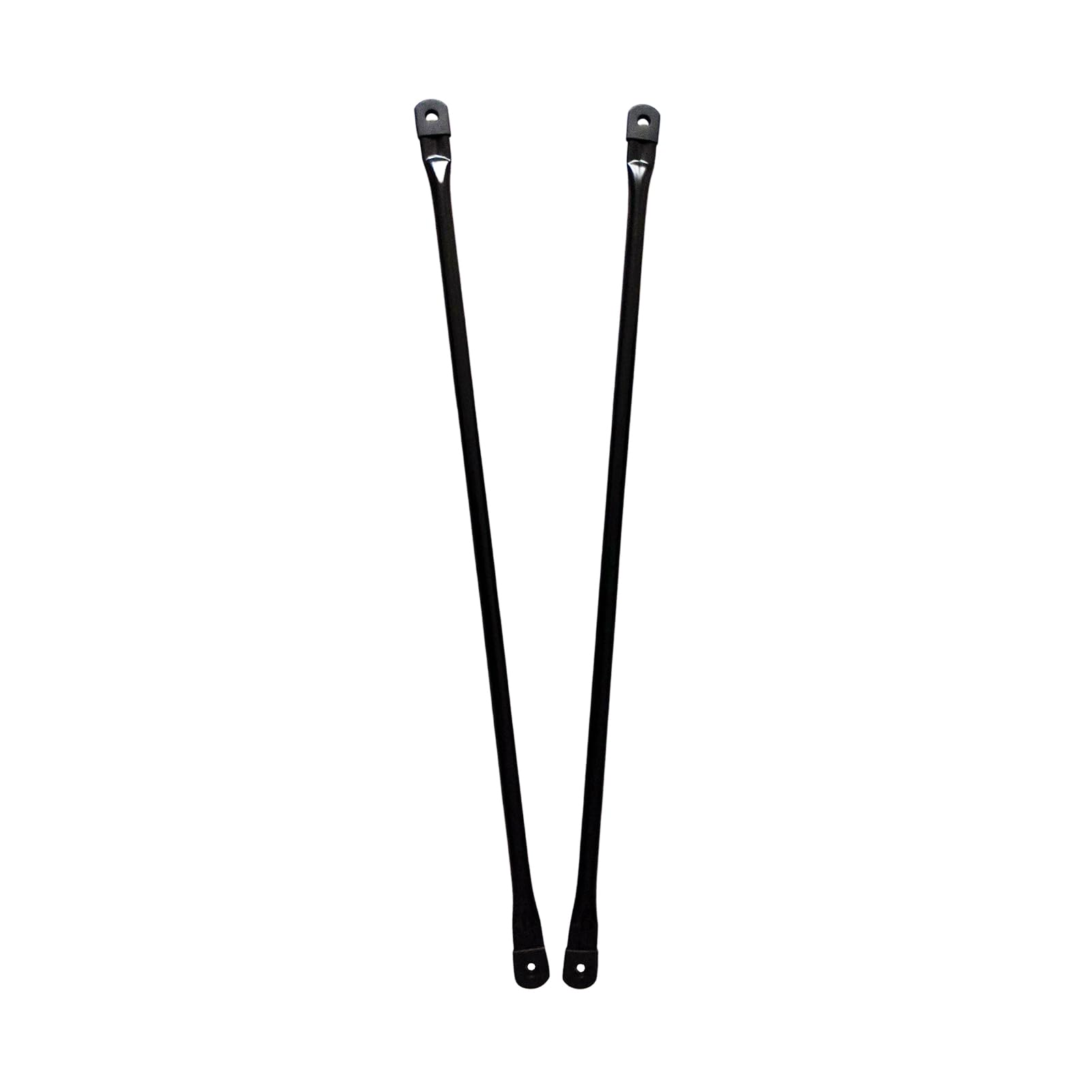 Barra de suspensión para columpio de jardín (70 cm, 2 unidades), barras de repuesto para columpios de jardín y columpios. Barras de metal redondas negras para colgar el asiento del columpio