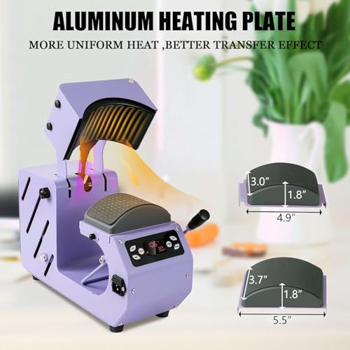Máquina automática para termo prensar gorras miniatura 5