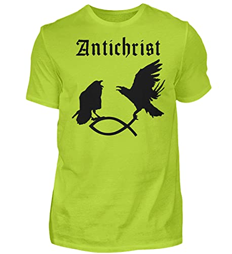 T-shirt haut de gamme Antichrist Raben fangen poisson en coton Small