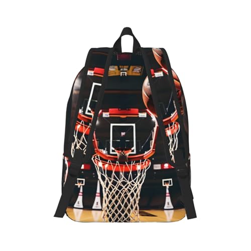 Sac à dos d'extérieur imprimé basket finitions durables rando - 3