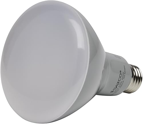 Miniatura 4 de Satco Lighting S9621-9.5 W BR30 Bombillas LED blancas suaves - Ángulo de haz de 105 grados - 3000K - Base mediana - 120 voltios - Regulable - 750