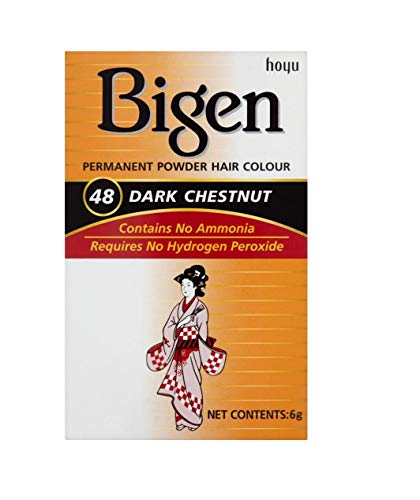 Bigen Powder Hair Color #48 Dark Chestnut .21 oz. (Case of 6)