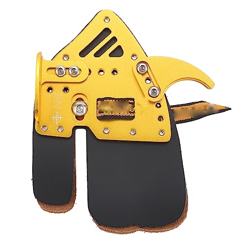 Protetor de Dedo de Arco e Flecha, Aba de Dedo de Arco e Flecha de Couro Genuíno, Proteção Perfeita
