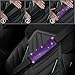 NBTEPEM 8 pcs Bling Car Accessories Set for Women, Steering Wheel Cover, Sparkly Seat Belt Covers, Bling Gear Shift Cover, Universal Fit Most Cars (Purple Violet Diamond)