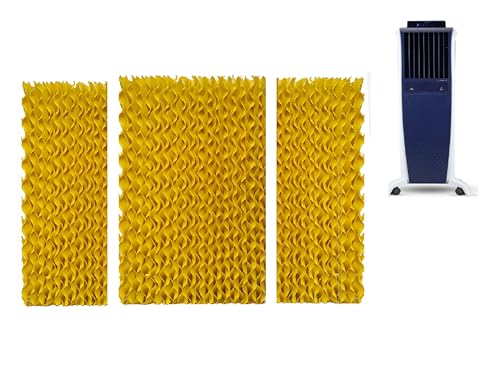 Image of PrimeWave Honeycomb for Symphony Diet 3D 55 Litres Tower cooler | set of 3 (yellow)