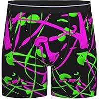 SMAZDFXX Calzoncillos bóxer Largos para Hombre con Estampado de