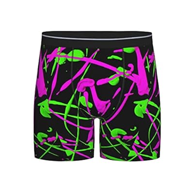 SMAZDFXX Calzoncillos bóxer Largos para Hombre con Estampado de Salpicaduras neón Que Brillan en la Oscuridad. Ropa Interior de Moda para Hombres, Adultos y Adolescentes. | Ya disponible en tu tienda friki favorita! En mundofriki.es!