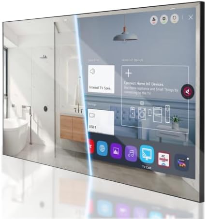 Soulaca 22 inches webOS LG Smart Bathroom Mirror TV with ATSC DTV...