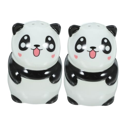 Récipients pour sel panda en céramique au design soigné pour la table
