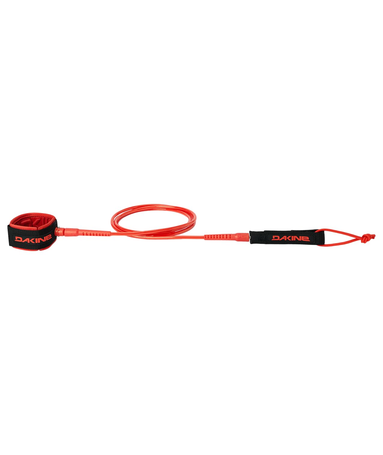Dakine Kainui Team Leash 1,8 m x 0,6 cm | Laisse de planche de surf de compétition ultra fine | Corde de jambe Pro Performance – Écarlate flamme/écarlate flamme