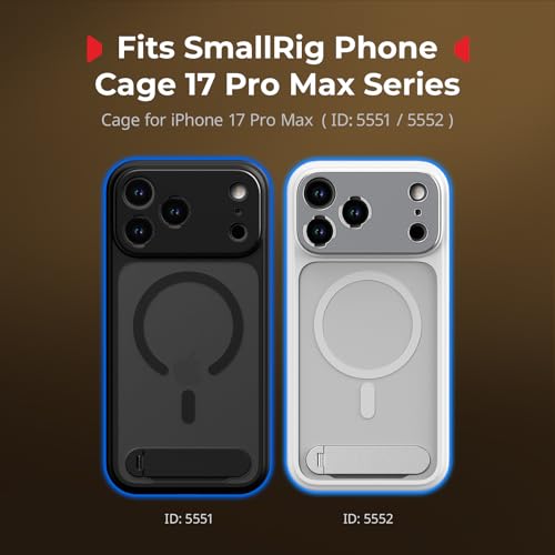 SMALLRIG FilMov 67mm Magnetfilteradapter für Telefonhüllen (5551/5552), Filter Adapter Ring kompatibel mit SmallRig 67mm Magnetfiltern der Serie (4726/4581/4582/4583/5169/5170) – 5548