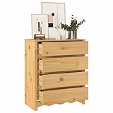 【Dimensions idéales】 Mesurant 76,5 x 40 x 91 cm, cette commode est parfaite pour un rangement spacieux sans encombrer la pièce. Elle s'adapte bien aux chambres cosy tout en affinant votre style personnel, garantissant une organisation immédiate de vos affaires.