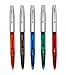 Produktbild 5 Stück Jinhao 51A Kunststoff Füllfederhalter Set, transparent, Vielfalt Farbe (blau, grün, grau, orange, rot)