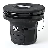 【TFS】 炭人七輪 業務用 3~4人向け 卓上 焼肉 BBQ キャンプ 重さ5.8kg 直径27cm 高さ20cm TY-01 (本体＋フタ)