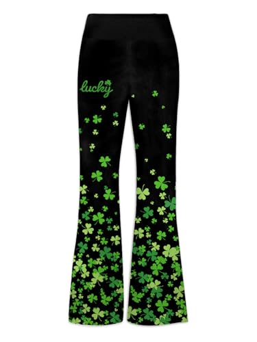 Image of Deerose Girls Halloween Hippie Bell Bottom Pants High Waist Flare Pants 5-14 Years