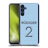Head Case Designs Officially Licensed Chelsea Football Club Antonio Rüdiger 2020/21 Players Away Kit Group 1 Gel Case [Military Grade] Compatible with Samsung Galaxy A15 and Compatible with MagSafe