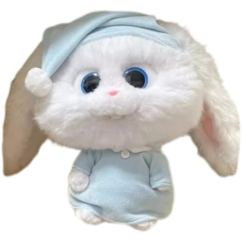 UOAO ウサギ ぬいぐるみ ウサギ 抱き枕 ウサギ クッション かわいい ウサギ おもちゃ 昼枕 柔らかい 睡眠枕 漫画 人形 クリスマス 女の子 誕生日 プレゼント人形 誕生日のおもちゃ 贈り物 ぬいぐるみ キッズパーティー用品 パジャマ 30m