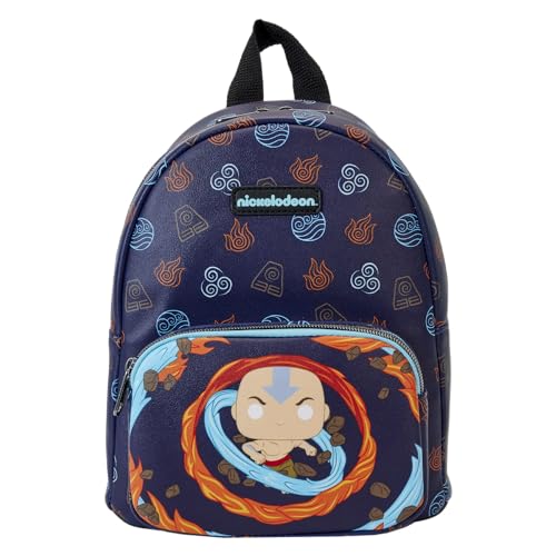 Loungefly Funko Pop! Mini Mochila: Nickelodeon - Avatar Aang All Over Print