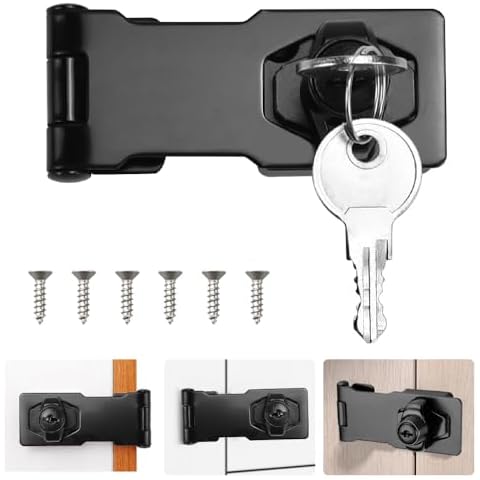 ADERTOS 3 Inch Keyed Hasp Lock Cover