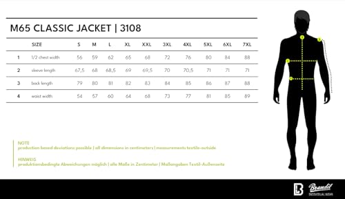Brandit M65 Classic Jacket, Farbe: olive, Größe: XXL